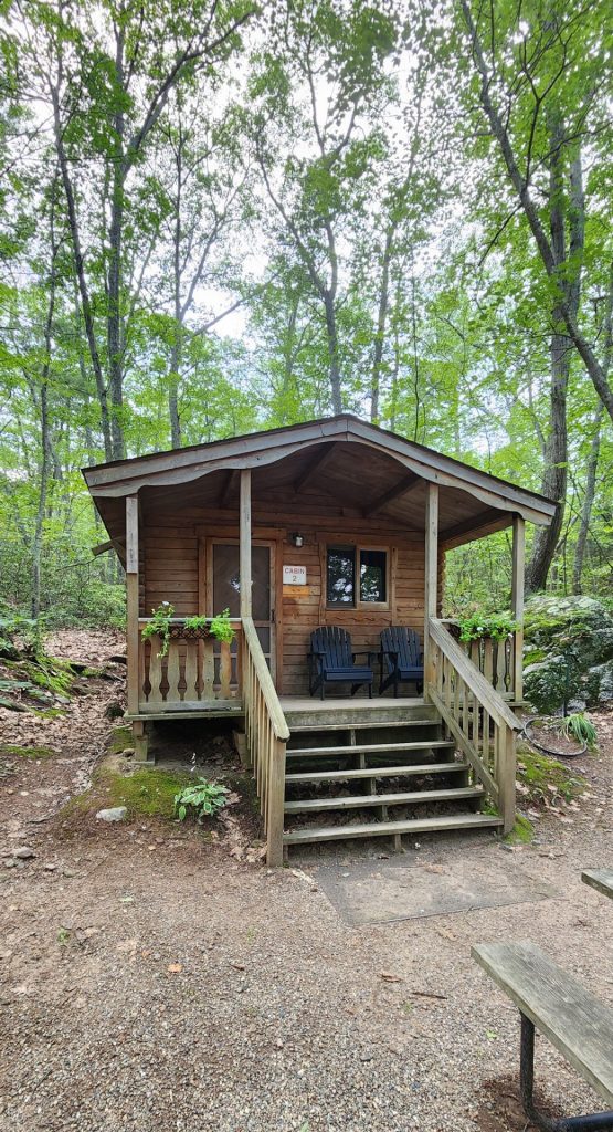exterior view of cabin rental